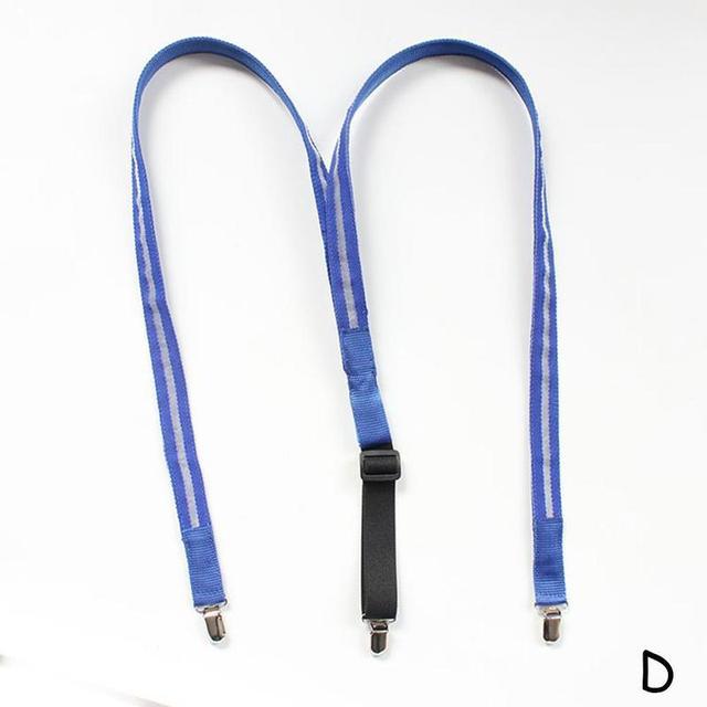 Unisex Led Illuminated Clip-on Suspenders