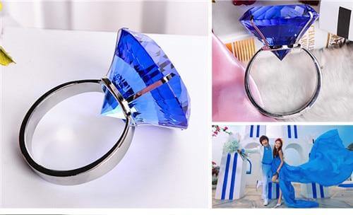 Transparent Giant Crystal Ring - Image 3