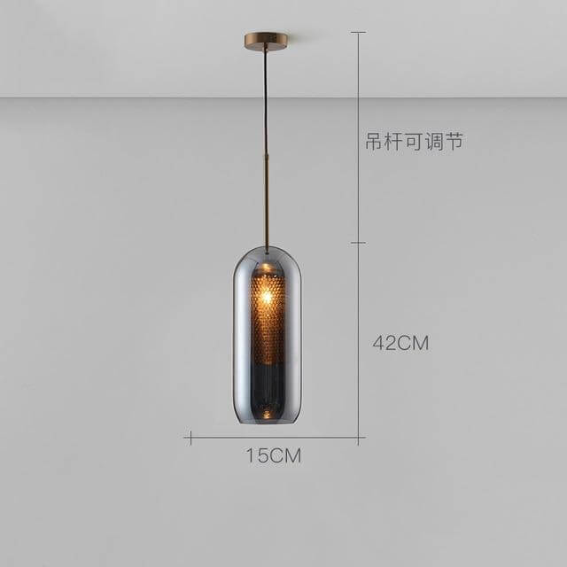 Elegant Honeycomb Bulb Pendant Lights - Image 3