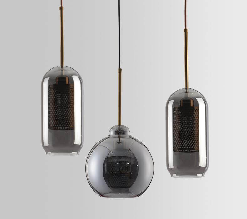 Elegant Honeycomb Bulb Pendant Lights - Image 1