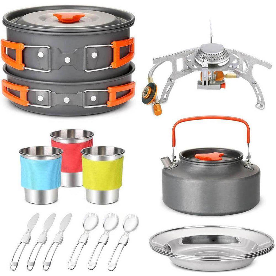 Spider X Camping Stove Set with Cookware · Mavigadget