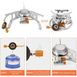 Spider X Camping Stove Set with Cookware - MaviGadget