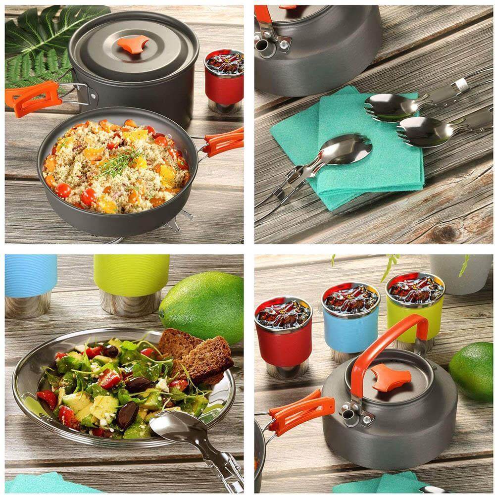 Spider X Camping Stove Set with Cookware · Mavigadget