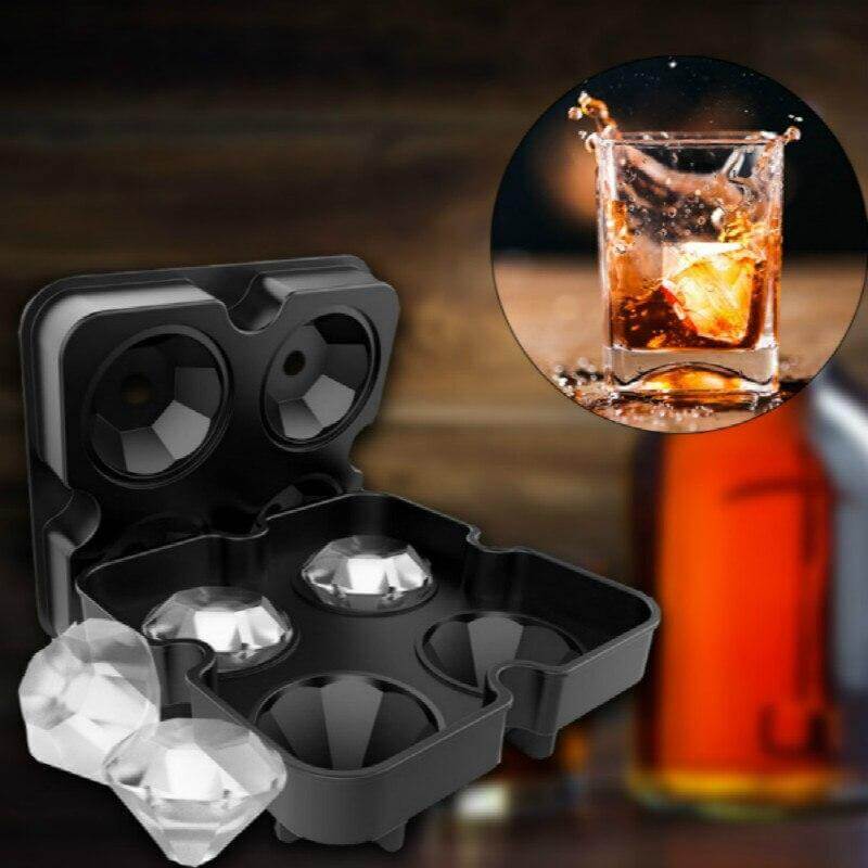 Diamond Shape 3D Ice Cube Mold Tray