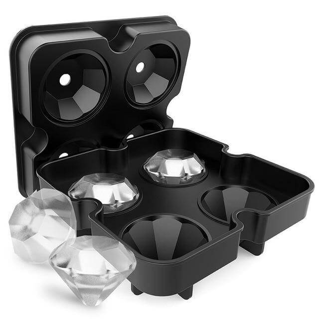 Diamond Shape 3D Ice Cube Mold Tray - Image 1