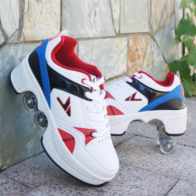 Roller Skate Double Wheels Sneakers - Image 12