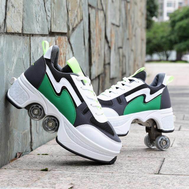 Roller Skate Double Wheels Sneakers - MaviGadget