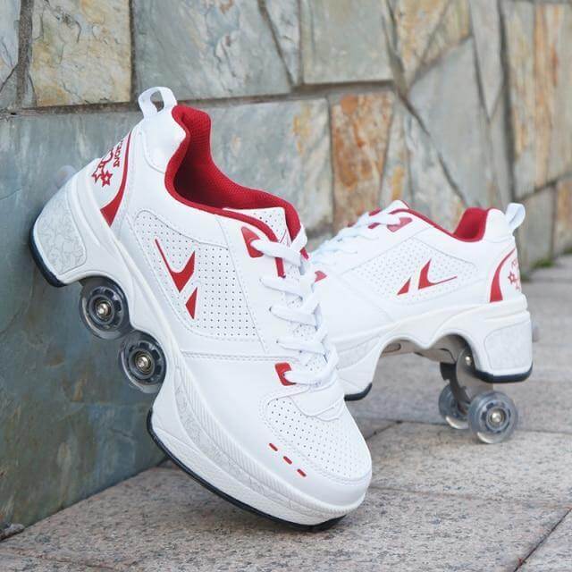 Roller Skate Double Wheels Sneakers - Image 10