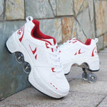 Roller Skate Double Wheels Sneakers - MaviGadget