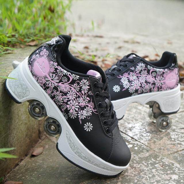 Roller Skate Double Wheels Sneakers - Image 7