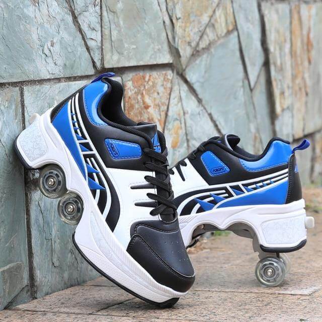 Roller Skate Double Wheels Sneakers - MaviGadget