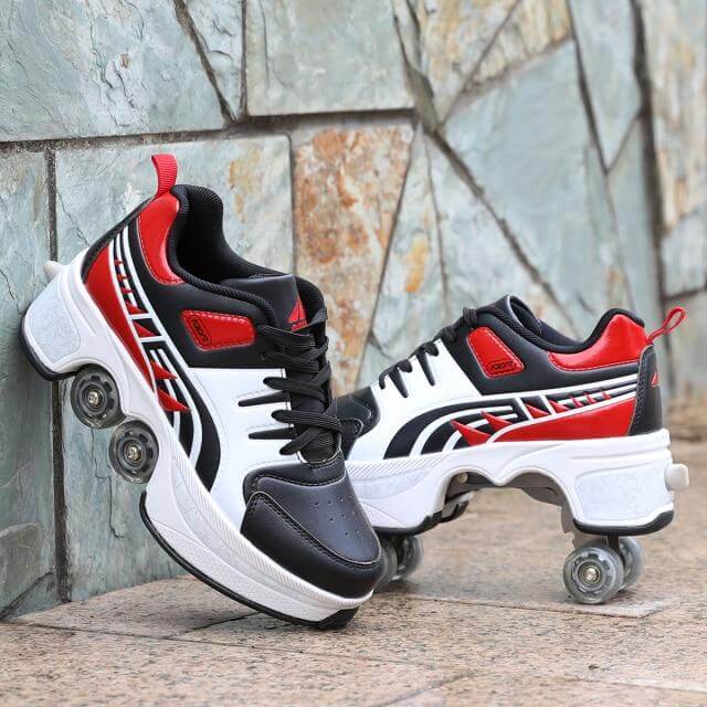 Roller Skate Double Wheels Sneakers - Image 4