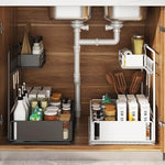 Iron Under Sink Organizer Storage Rack