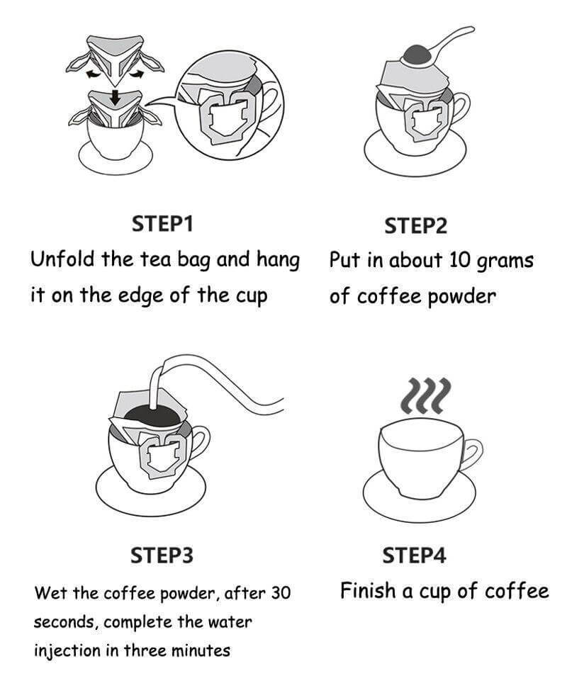 Single Cup Drip Coffee Papers - Image 1