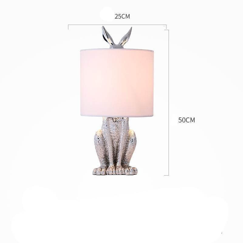 Modern Rabbit Fairytale Resin Table Lamp - Image 6