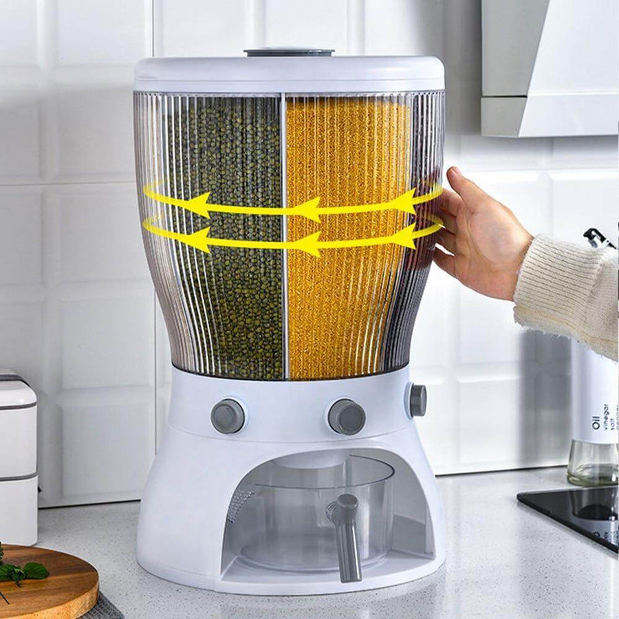 Rotatable Multifunctional Grain Storage Organizer - Image 10