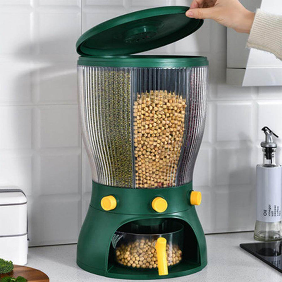 Rotatable Multifunctional Grain Storage Organizer - Image 3