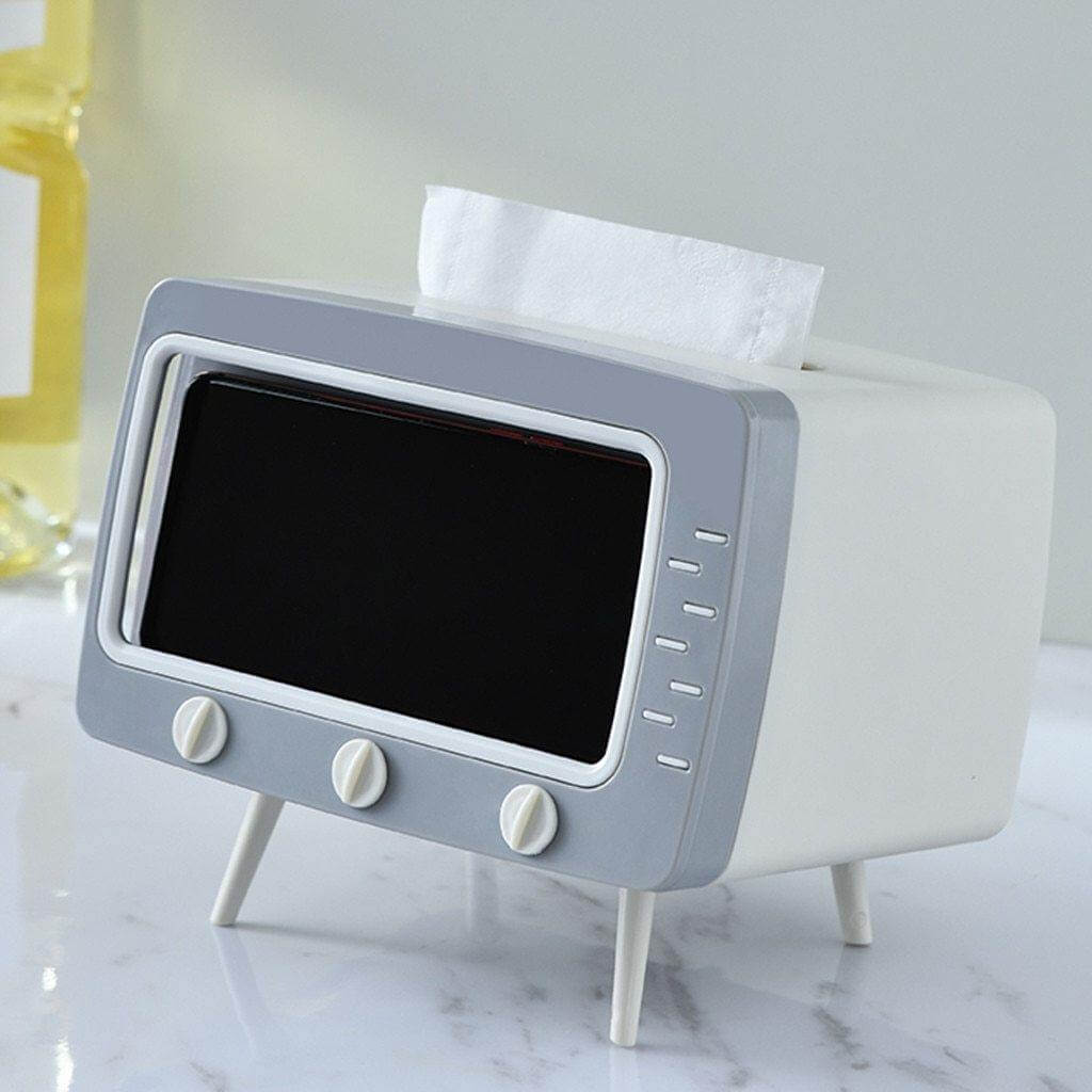 2in1 Creative Tissue Box with Mobile Phone Holder