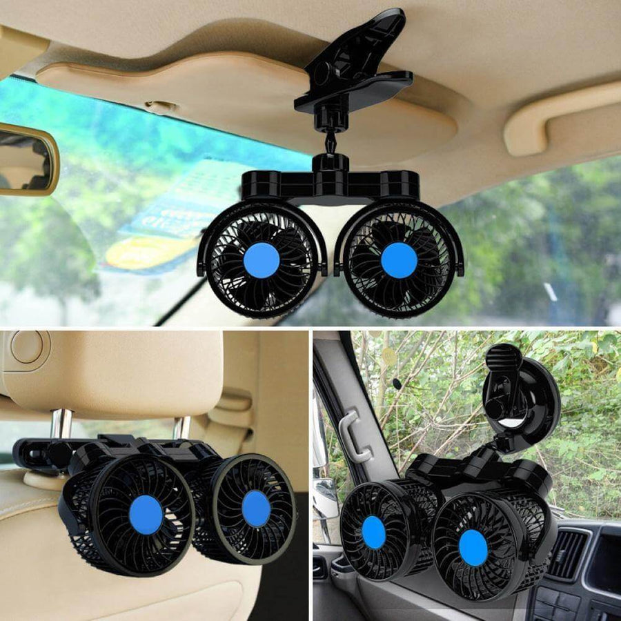 Rotatable Portable Air Cooling Car Fan - Image 0