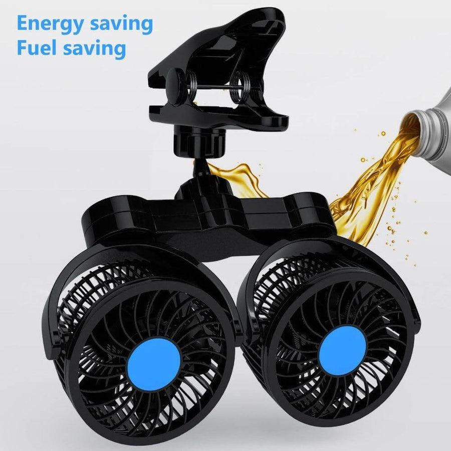 Rotatable Portable Air Cooling Car Fan - Image 1