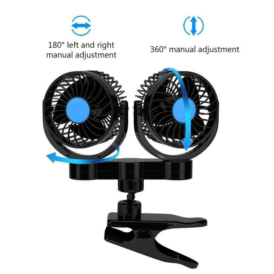 Rotatable Portable Air Cooling Car Fan - Image 5