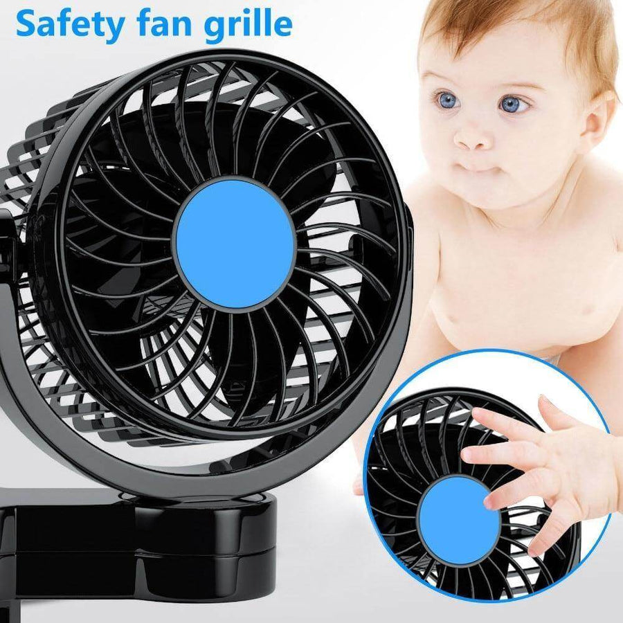 Rotatable Portable Air Cooling Car Fan - Image 4