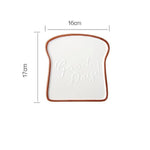 Ceramic Toast Breakfast Plate - MaviGadget