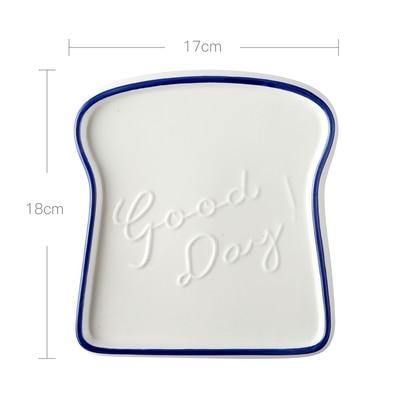 Ceramic Toast Breakfast Plate - Image 12