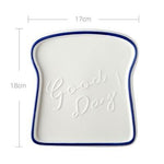 Ceramic Toast Breakfast Plate