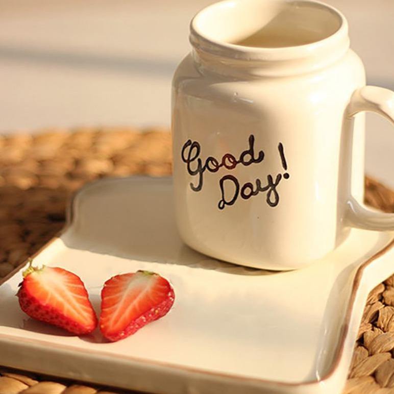 Ceramic Toast Breakfast Plate - Image 4