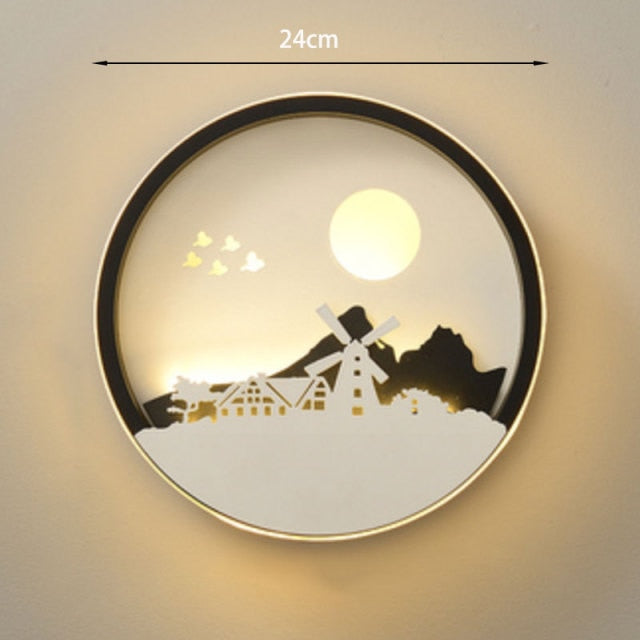 Decorative Modern Art Wall Led Lamp - Image 2