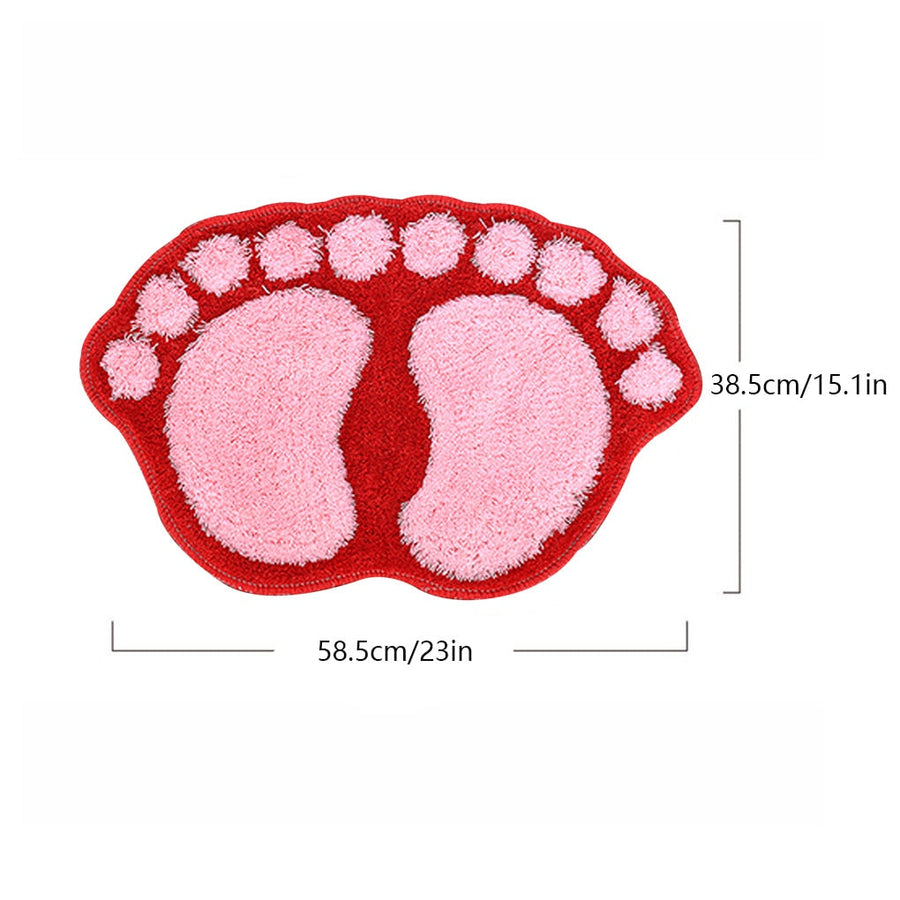 Bear Foot Print Non-Slip Bathroom Mat - Image 2