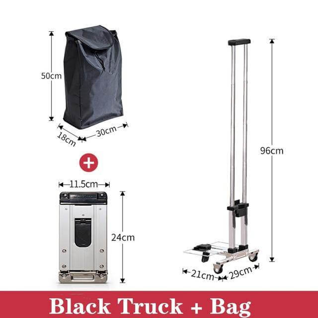 Portable Foldable Push Hand Cart - Image 4