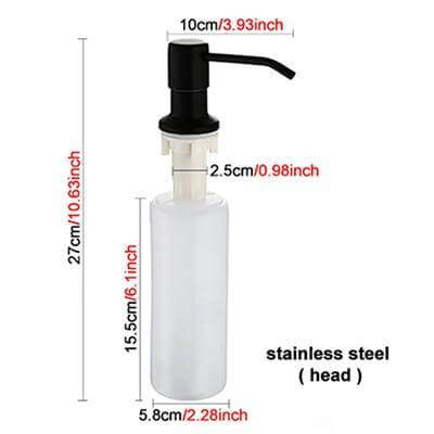 Sink Mounted Soap Dispenser - Image 12
