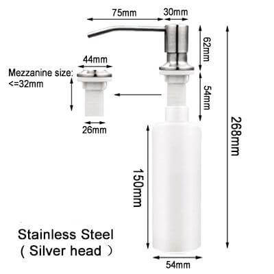 Sink Mounted Soap Dispenser - Image 4