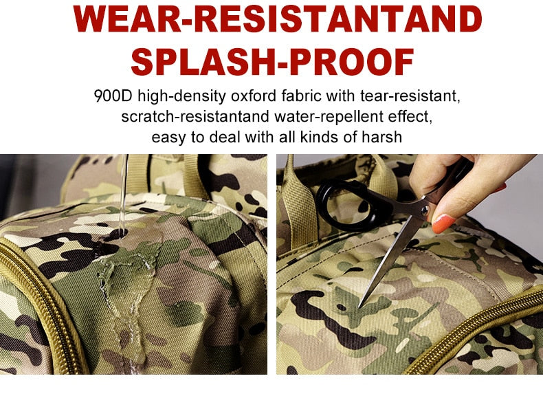 Tactical Lightweight Military Style Camping Backpack - Image 2