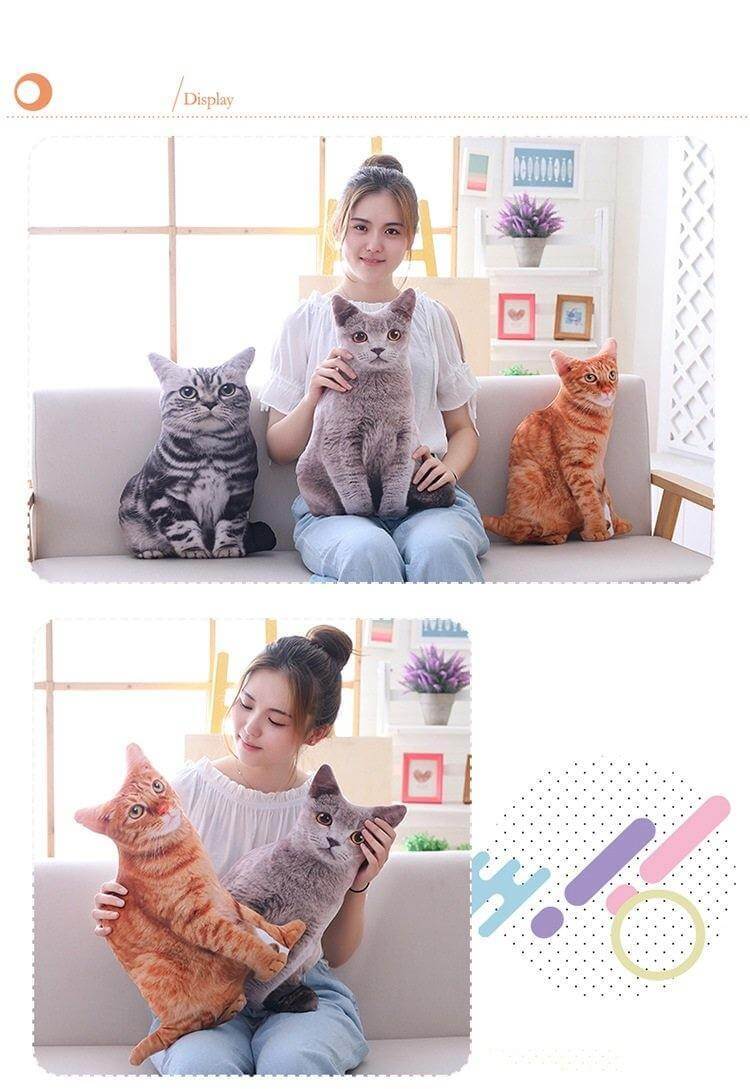 3D Cartoon Cute Cat Pillows