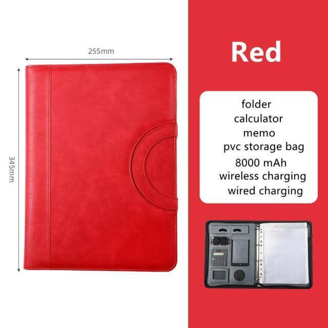 Leather Multifunctional PowerBank Notebook - Image 6