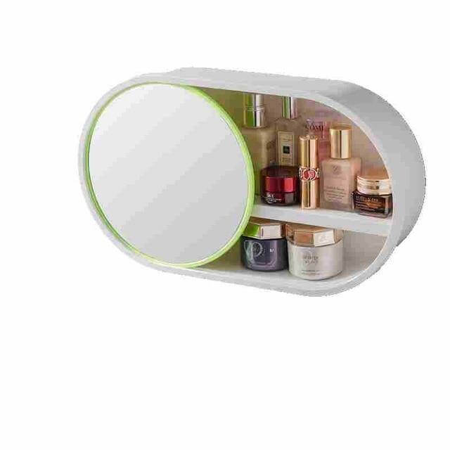 Wall-Mounted Large Capacity Cosmetic Circle Storage Box - Image 5