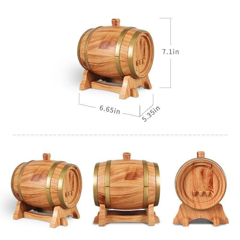 Smart Wine Barrel Aroma Diffuserwith Bluetooth Speaker - MaviGadget