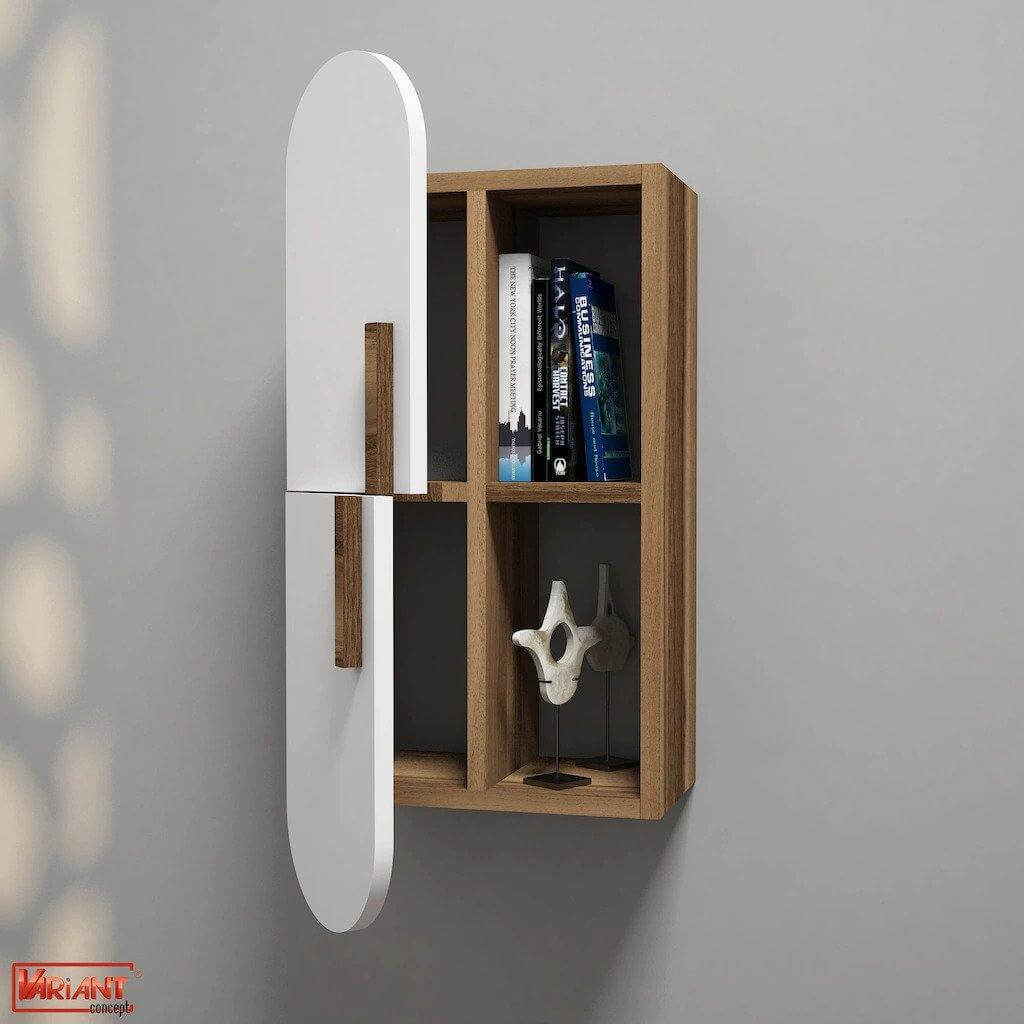 Nordic Modern Casual Wooden Shelf