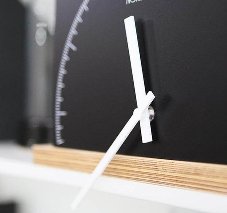 Modern Geometry Half Nordic Wall Clock - Image 5