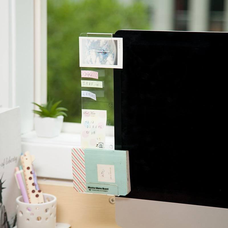 Sticky Note Monitor Side Planner