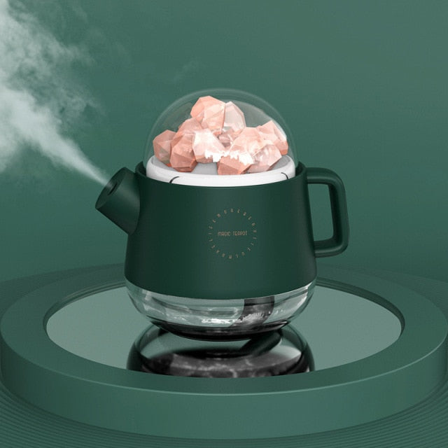 Elegant Teapot Humidifier Night Lamp - Image 5