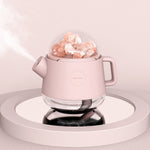 Elegant Teapot Humidifier Night Lamp