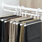 5in1 Adjustable Closet Organizer Trouser Hanger