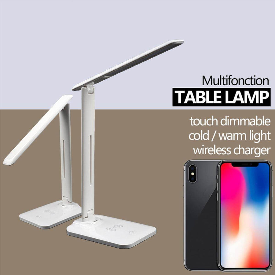 2in1 Multifunctional Fast Wireless Charging LED Table Lamp - Image 4