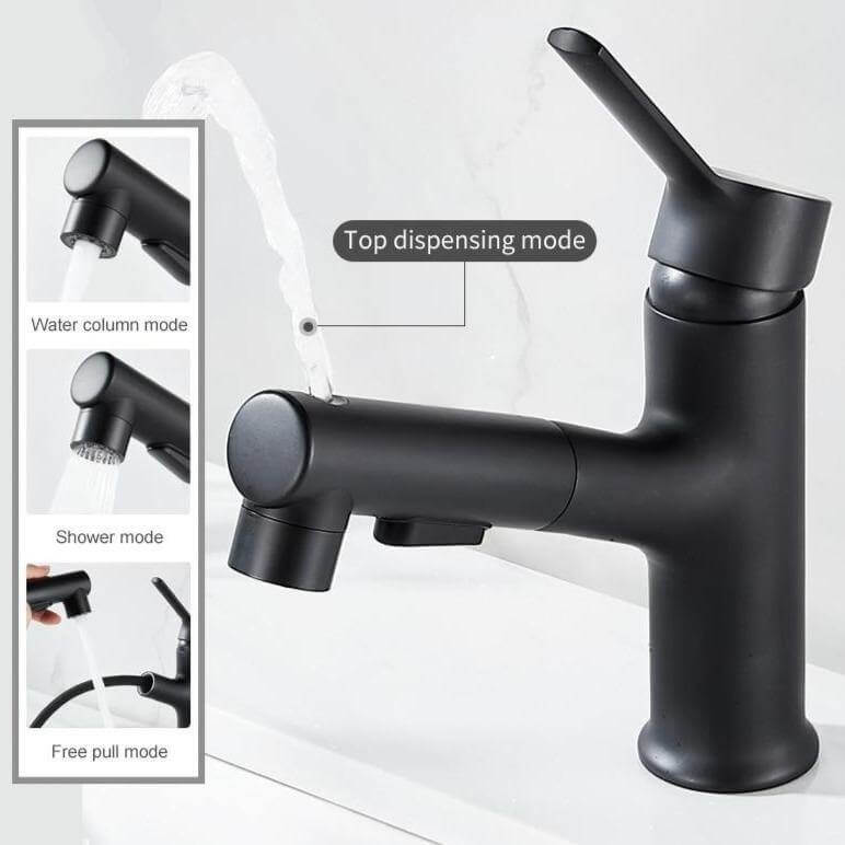 Luxury 360 Rotating Pull Out Sink Faucet - Image 0