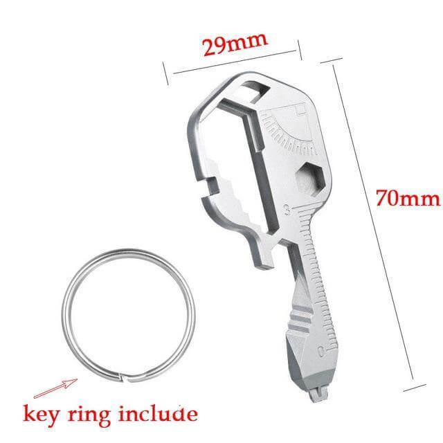 24 in 1 EDC Key Shaped Pocket Tool