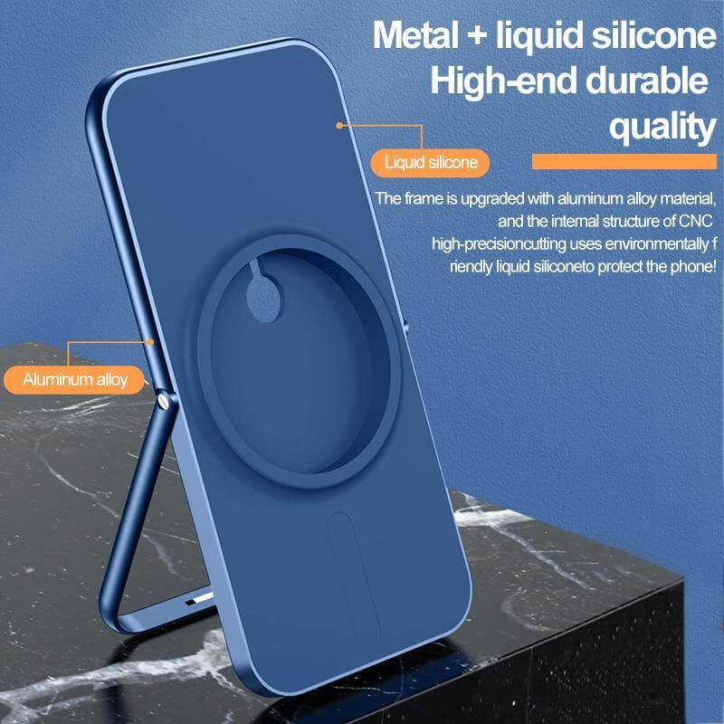 Foldable Slim Magnetic Wireless Charger Stand For iPhone 12 - Image 8